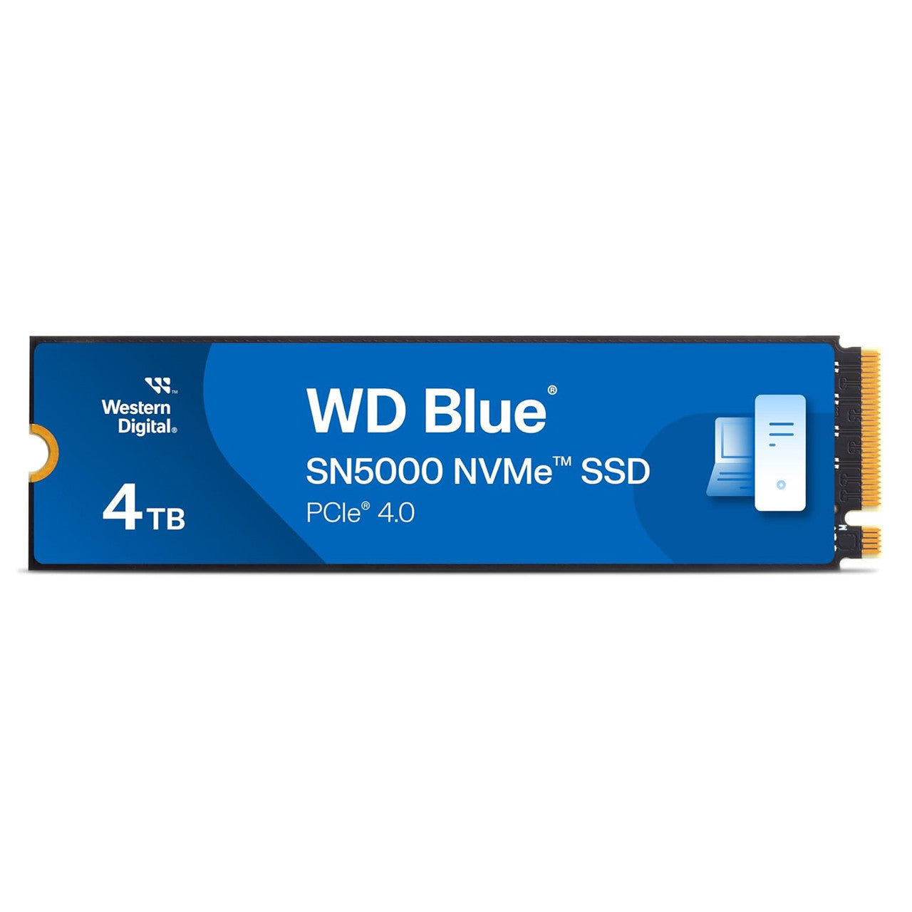 The WD Blue SN5000 offers a massive 4TB of high-speed NVMe storage, perfect for gaming, creative projects, and multitasking.