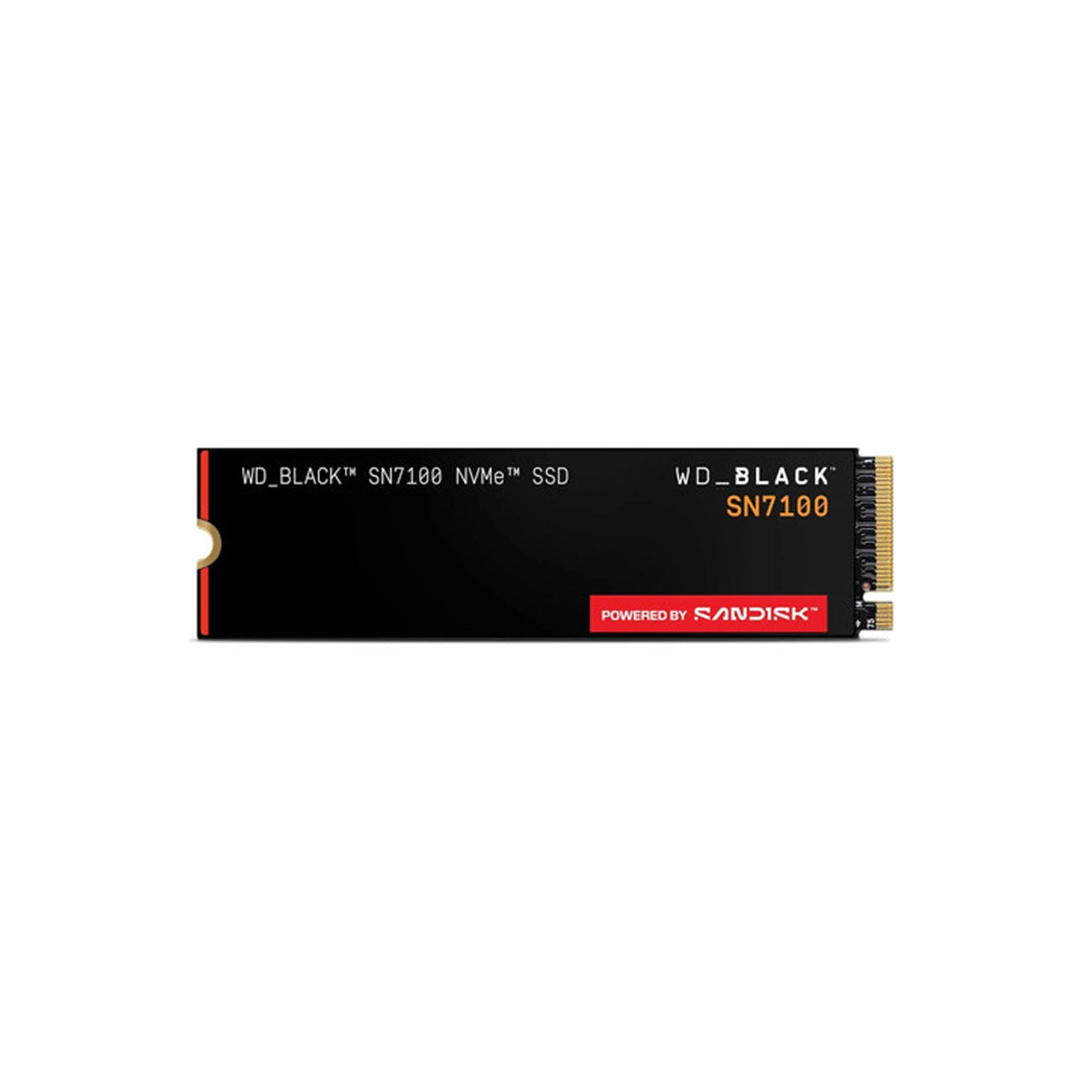 WD BLACK SN7100 500GB NVMe SSD - Gen4 PCIe, M.2 2280, Up to 6,800 MB/s Read Speed, Next Gen TLC 3D NAND - WDS500G4X0E