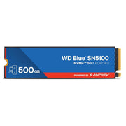 WD Blue SN5100 500GB NVMe SSD delivers fast PCIe Gen 4.0 performance for smoother everyday computing and faster load times.