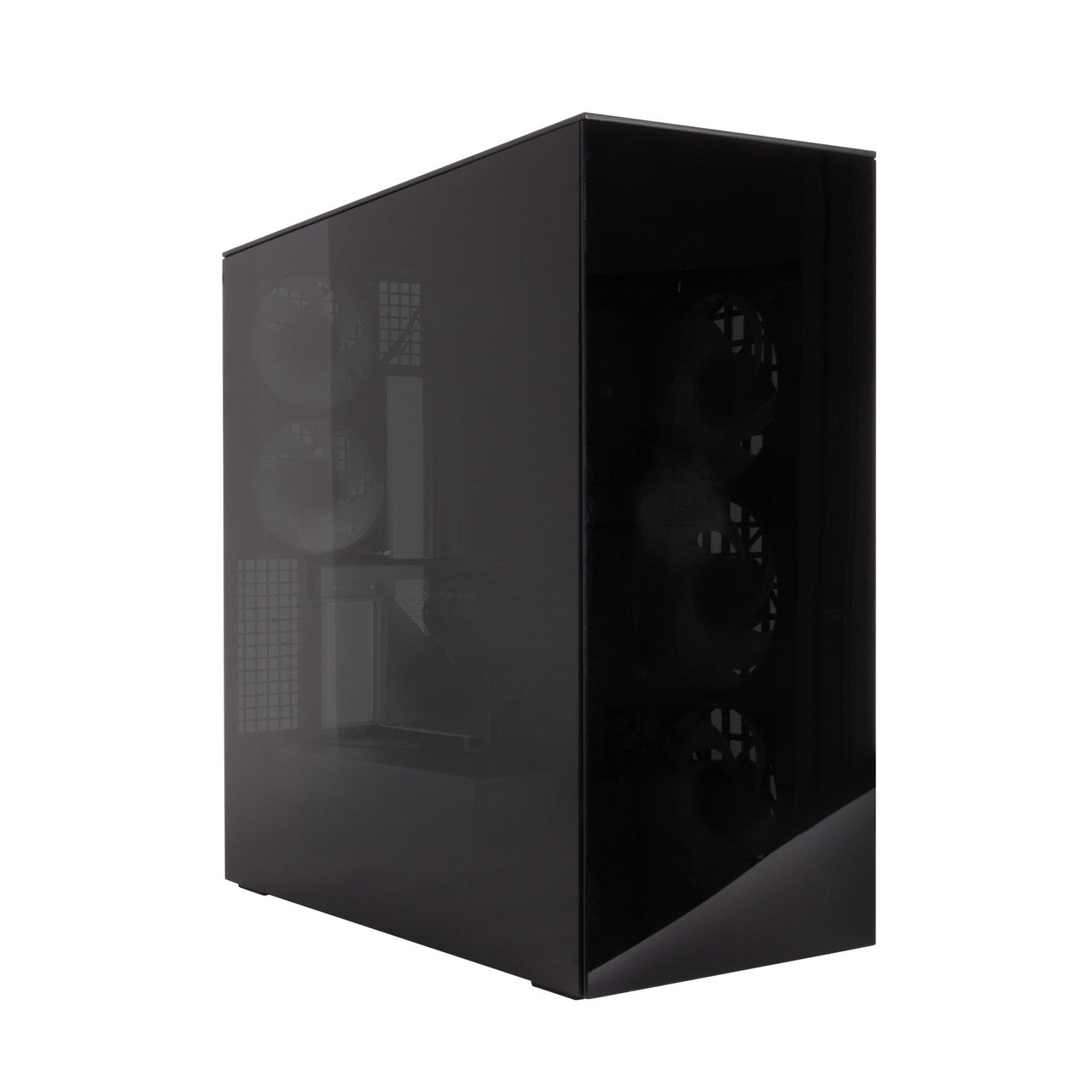 Arctic Xtender VG PC Case-Mid Tower-Tempered Glass Panel-Included A-RGB Fans-Vertical GPU Mounting Kit (Black) ACPCC00016A