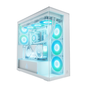 Arctic Xtender VG PC Case-Mid Tower-Tempered Glass Panel-Included A-RGB Fans-Vertical GPU Mounting Kit (White) ACPCC00017A