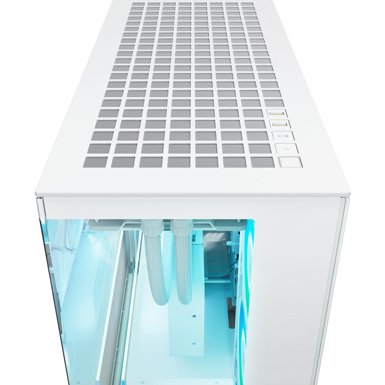 Arctic Xtender VG PC Case-Mid Tower-Tempered Glass Panel-Included A-RGB Fans-Vertical GPU Mounting Kit (White) ACPCC00017A