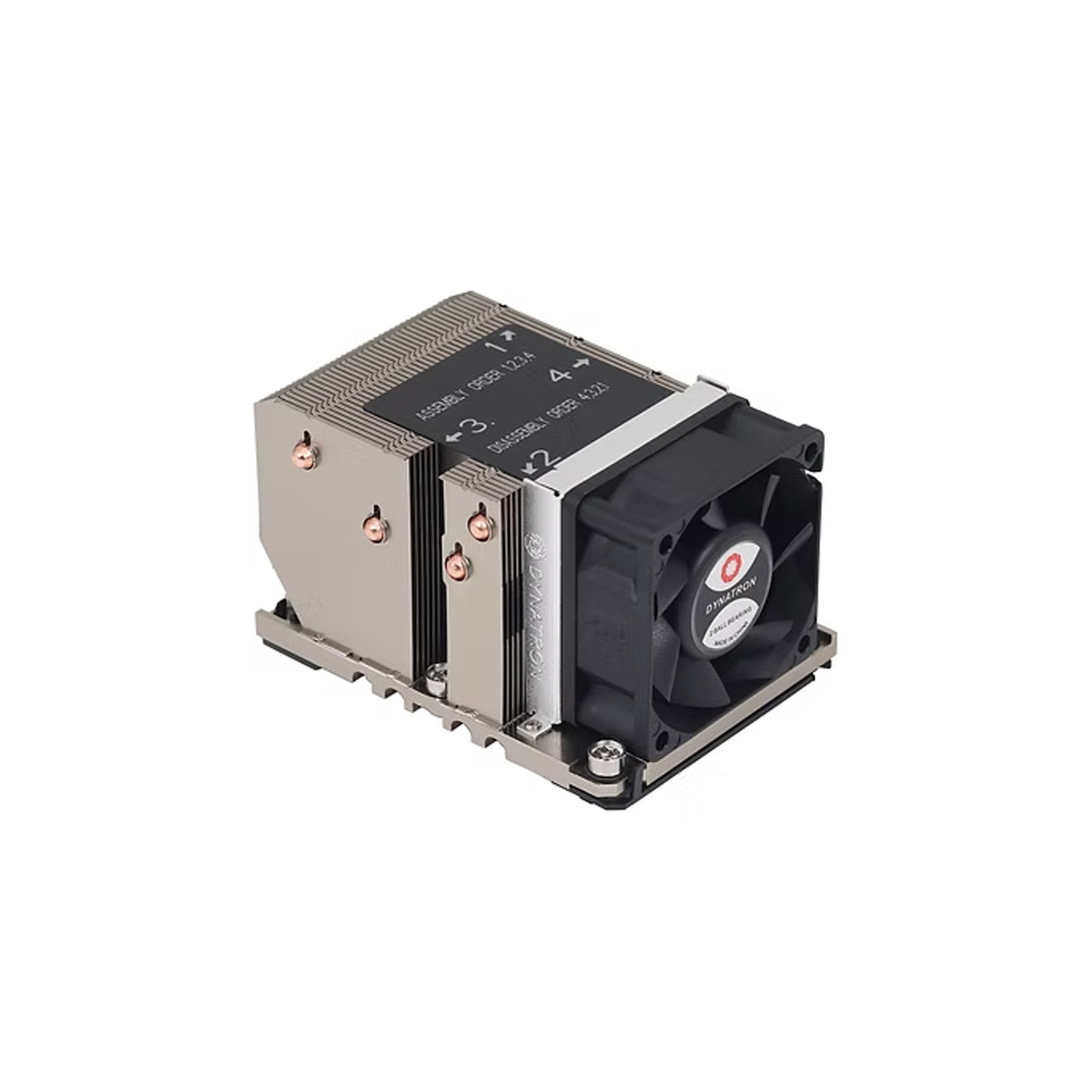 Dynatron B5 2U Active CPU Cooler Intel Xeon LGA3647 Narrow ILM PWM Fan 205W - (Brown Box)