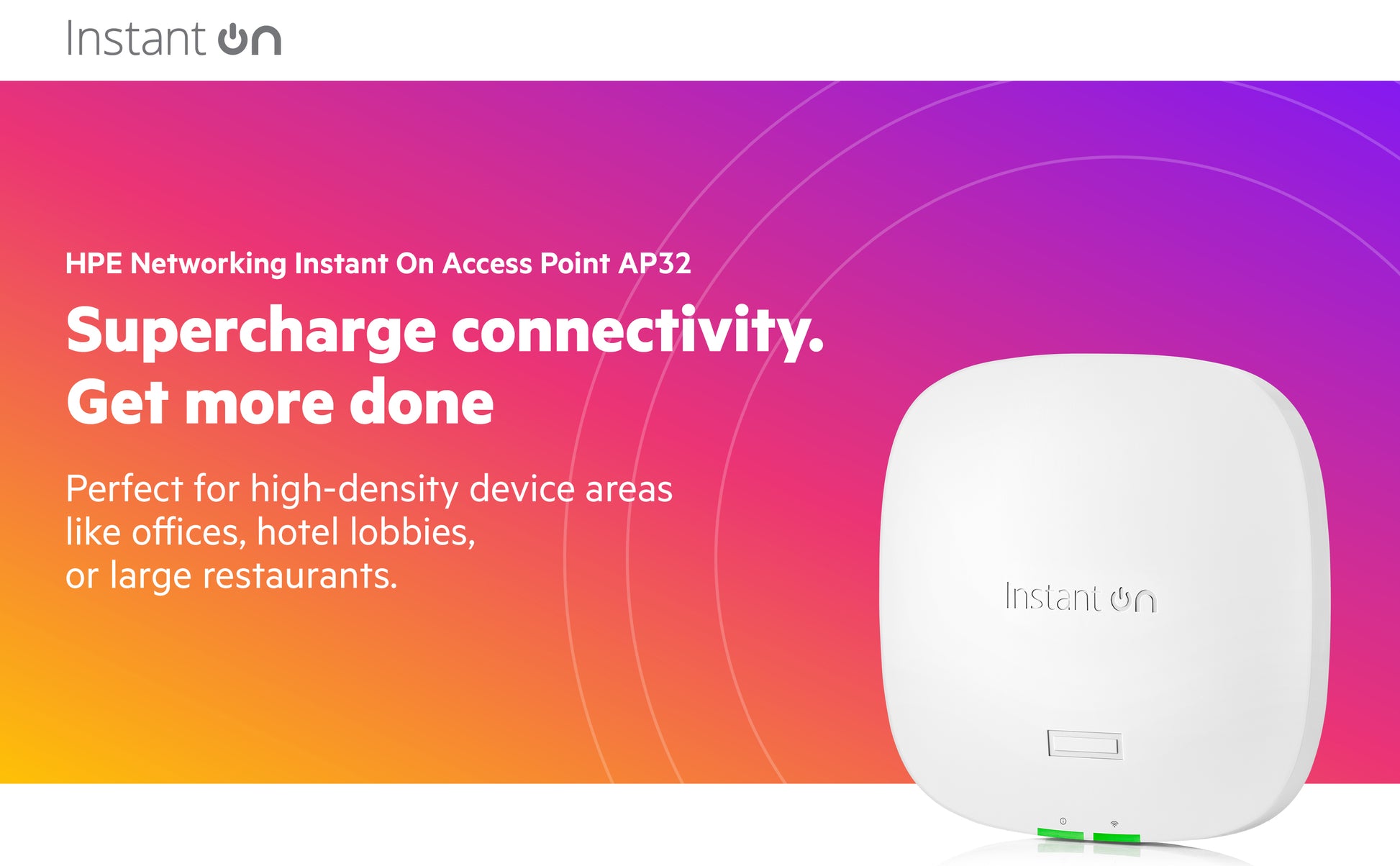 HPE Networking Instant On Access Point AP32 2x2 WiFi 6E Indoor Wireless Access Point (3 Pack) | Secure, Tri-Band, Future Ready | Power Source Not Included | US Model (S1T22A-3PACK)