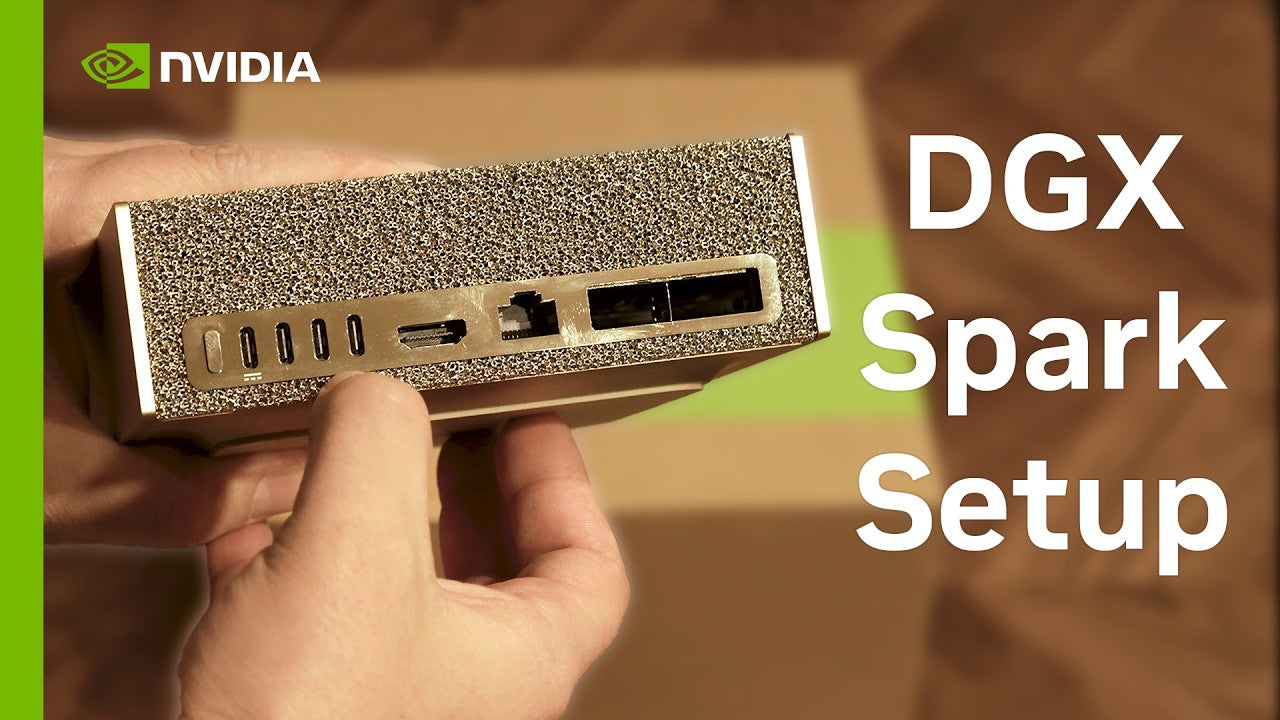 Load video: NVIDIA DGX™ Spark, powered by the NVIDIA GB10 Grace Blackwell Superchip
