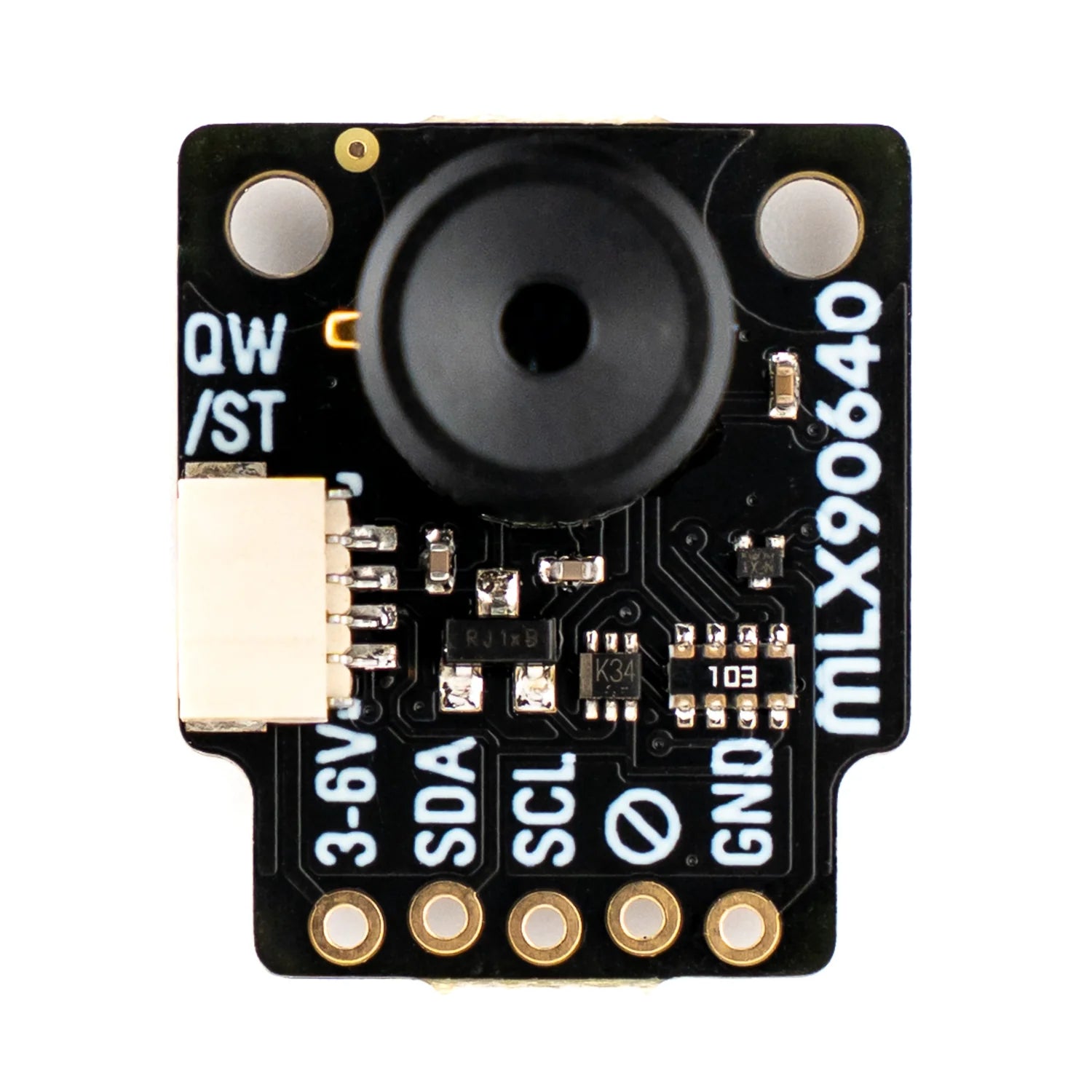 Pimoroni Wide angle (110°) – MLX90640 Thermal Camera Breakout Works with Raspberry Pi or Arduino - PIM366