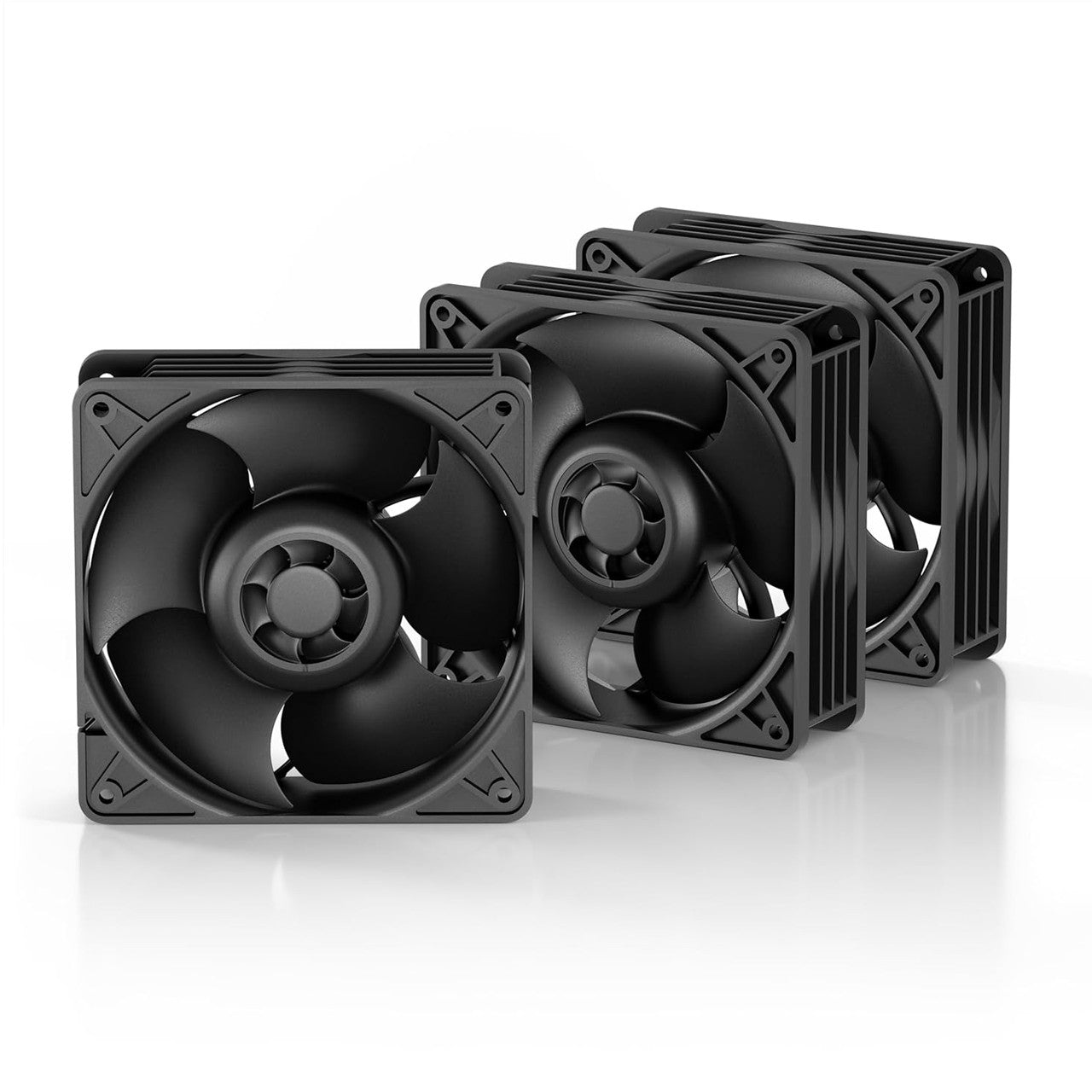 Arctic S12038-4K 120 mm | 4000 rpm | PWM controlled 4-Pin Server Fan | 3-Pieces (Black) - ACFAN00303A