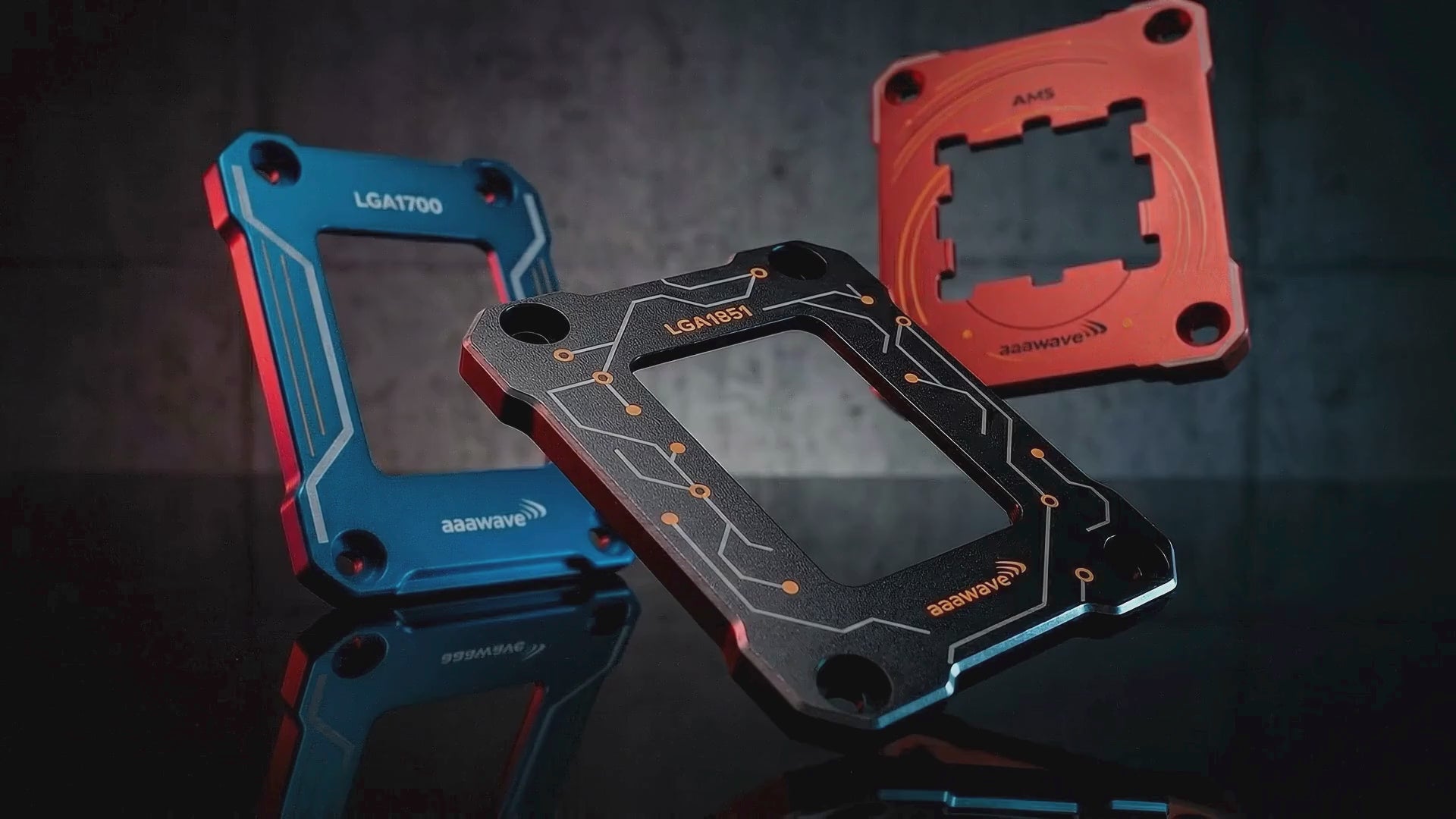 Load video: AAAwave AM5 CPU Contact Frame, CPU Guard for Ryzen 7000/8000G/9000 - Red