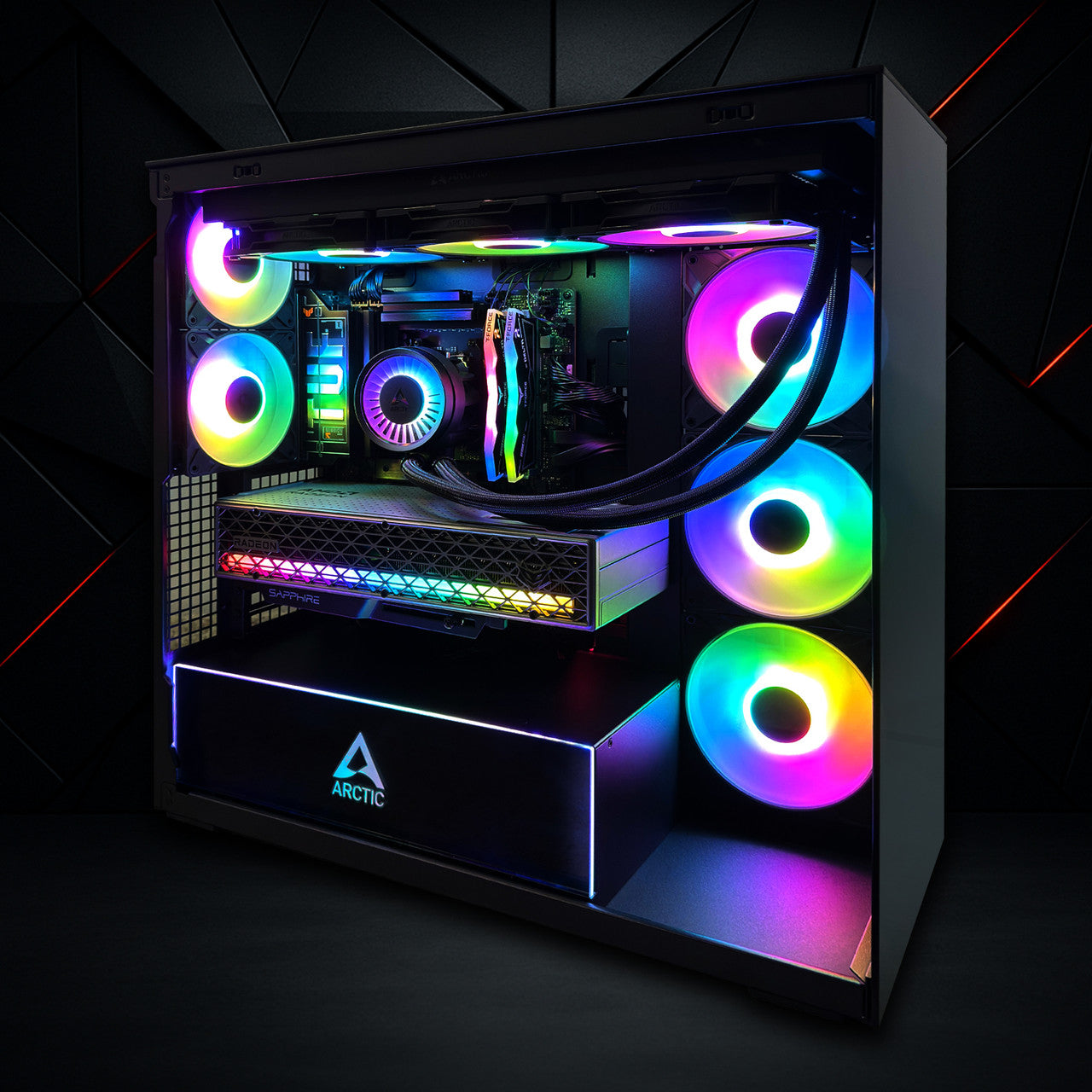 Hachiman Kori Gaming PC Desktop AMD Ryzen 7 7800X3D | Radeon RX