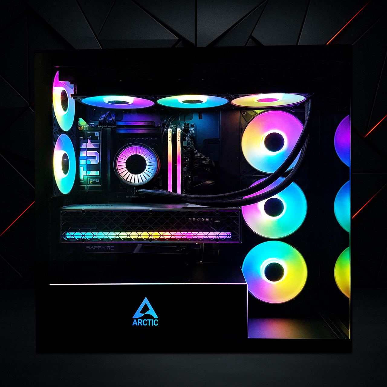 Hachiman Kori Gaming PC Desktop AMD Ryzen 7 7800X3D | Radeon RX