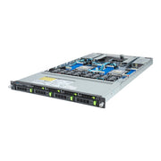 Gigabyte 1U Rack Server Barebone - AMD EPYC 9004, Dual CPU, 3x Gen3 M.2, 24x DIMMs, 8x Gen4 NVMe/SATA/SS Bays R183-Z91-AAD1