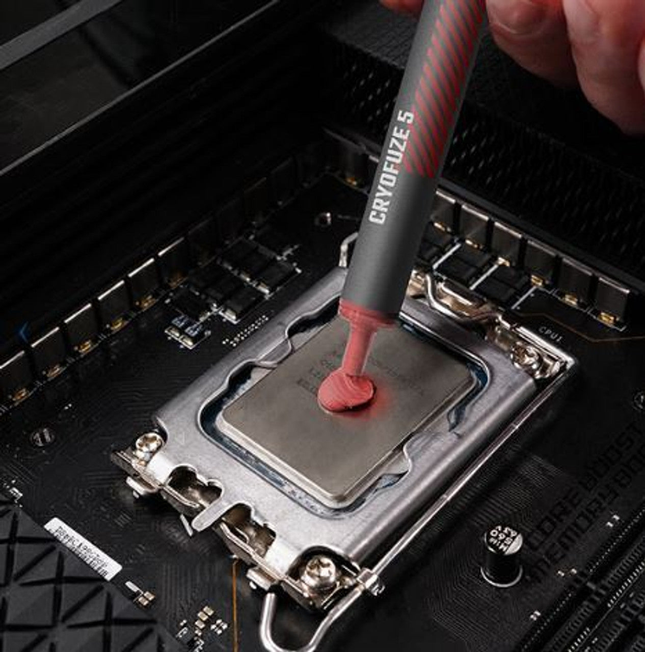 Cooler Master CryoFuze 5 Thermal Paste, Nanoparticles, CPU/GPU Temp -50C to 240C CPU, GPU Coolers (Red) MGY-ADSR-N03G-R1