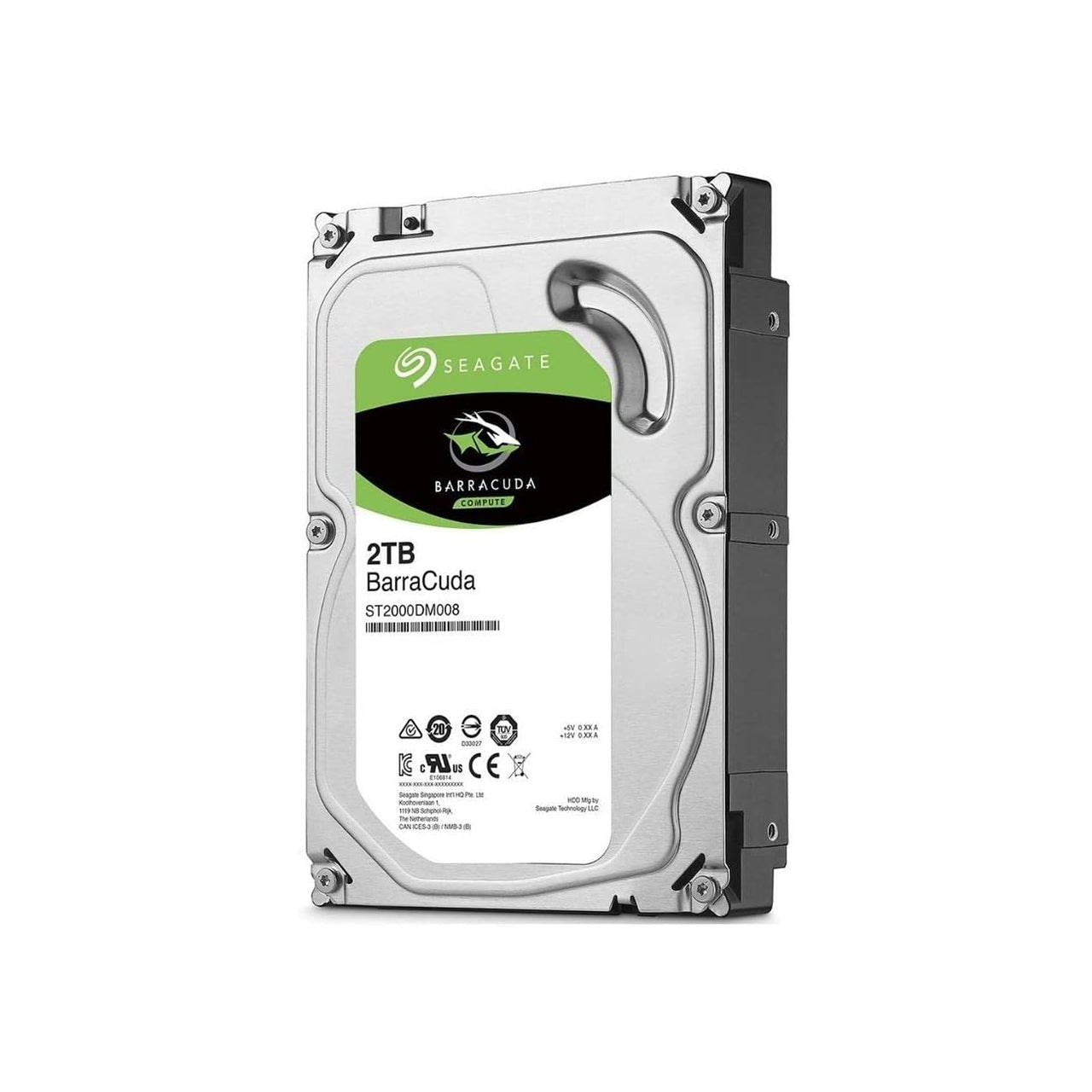 Seagate Barracuda 2 TB 3.5-inch HDD SATA III 7200RPM 256 Cache Internal Hard Drive - SATA ST2000DM008