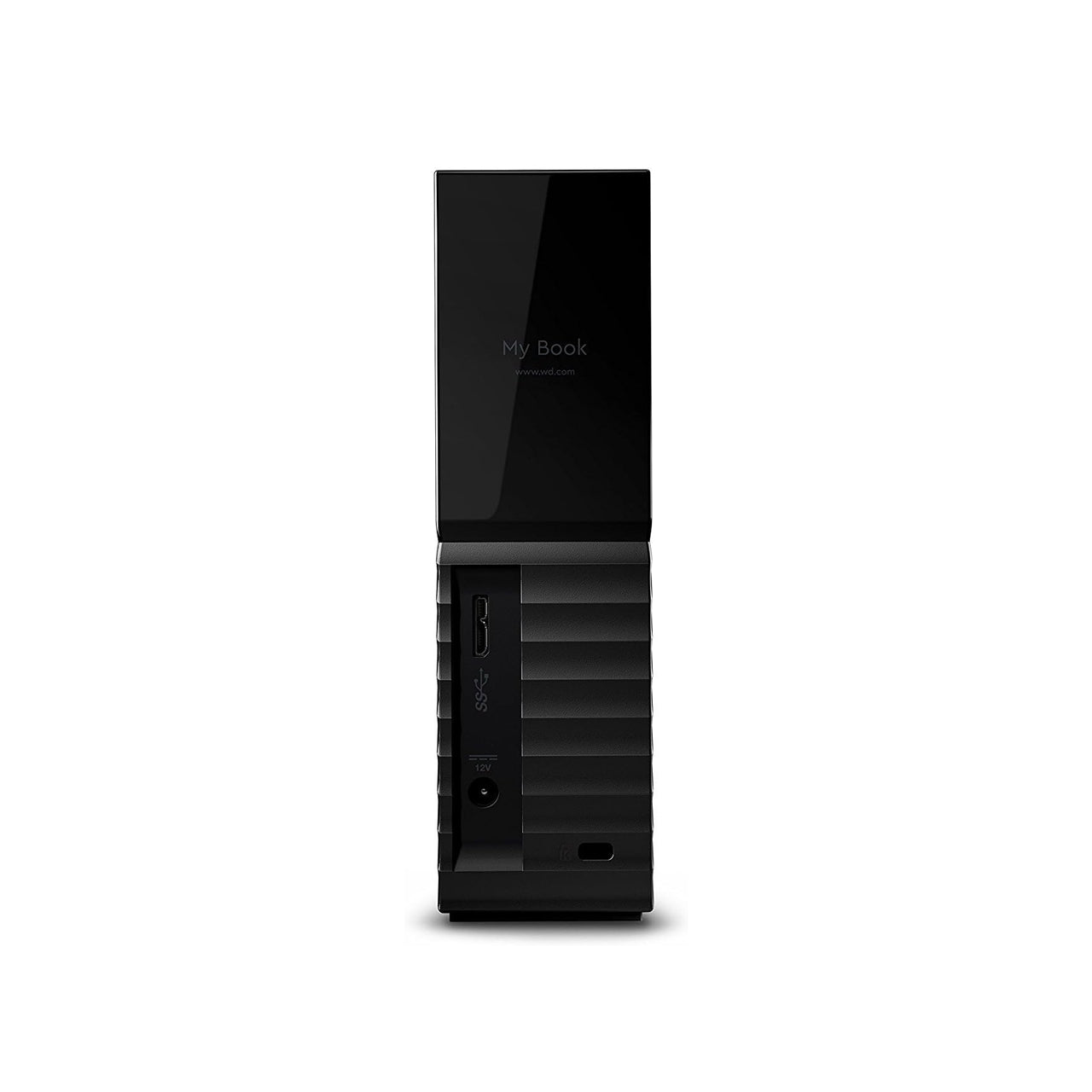 WD My Book 8TB Desktop External Hard Drive WDBBGB0080HBK-EESN - Front view