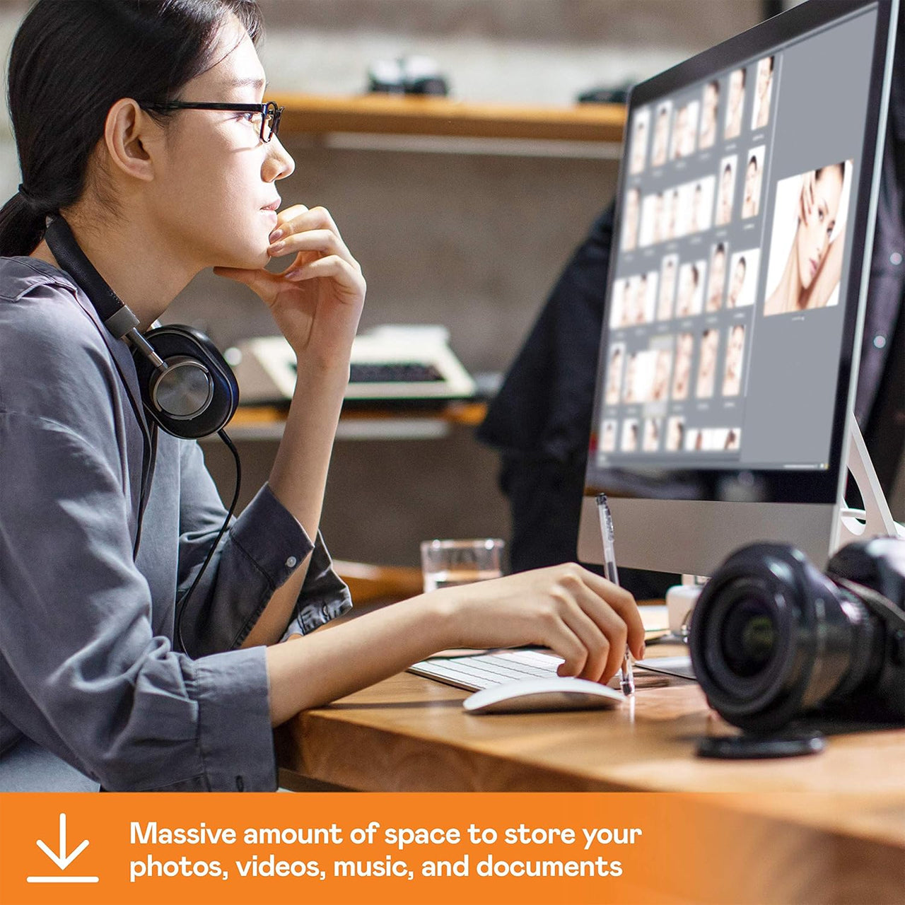 WD My Book 8TB - Side profile and compact desktop form factor
